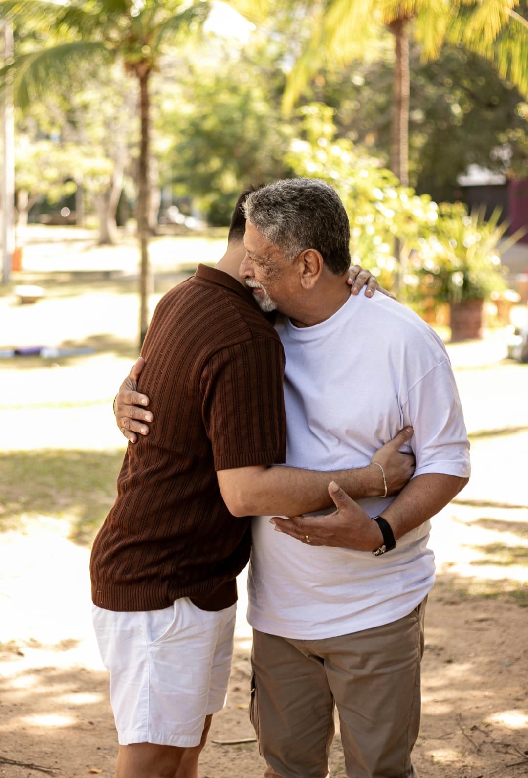 Paulo Cabral com seu pai